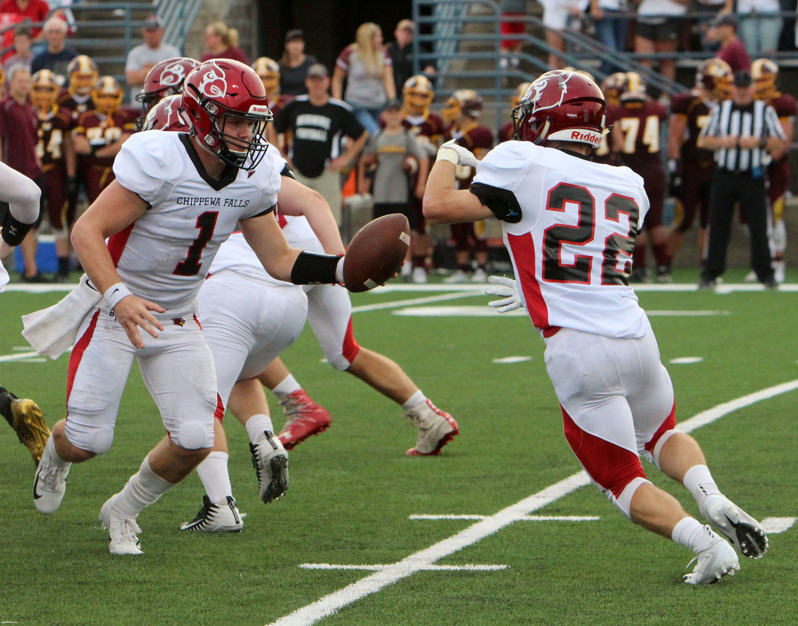 Chi-Hi football at Menomonie 8-31-18